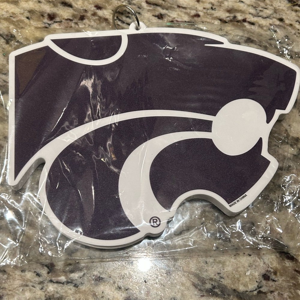 Kstate Purple Wildcat Logo Foam Emblem